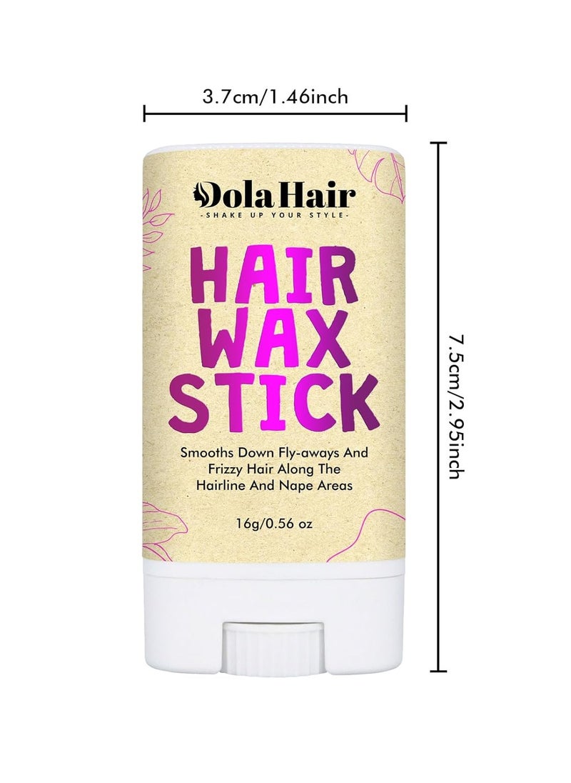 Dolahair - Dolahair Hair Wax Stick - Flyaway Control and Styling Pomade for Kids, Women, and Men - Hair Bun Maker and Accessorie (0.6 Oz Pack of 1) - Image 1