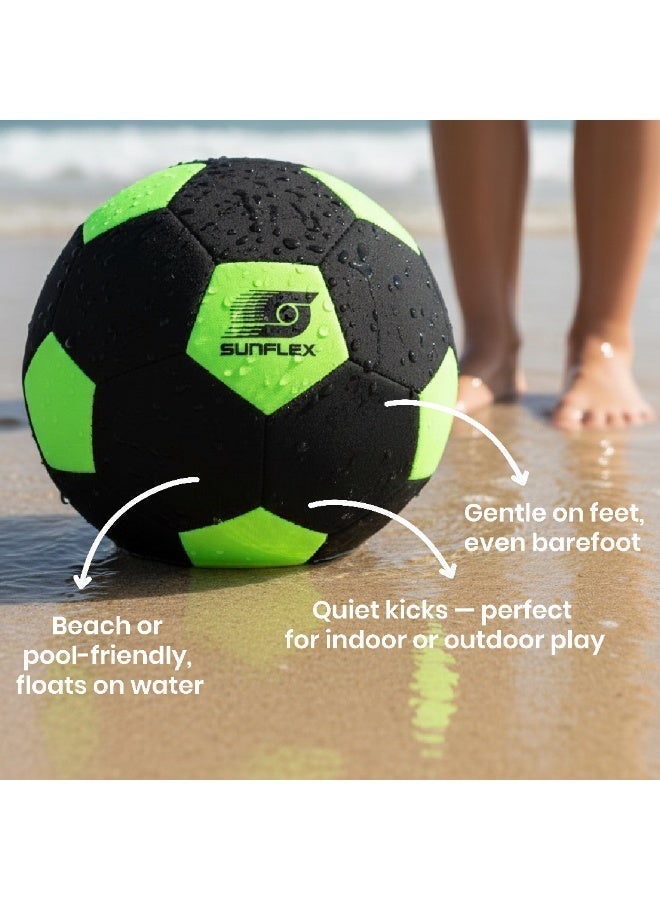 صنفليكس كرة قدم صن فليكس من النيوبرين  كرة خفيفة مقاومة للماء للعب والتدريب في الهواء الطلق - Image 2