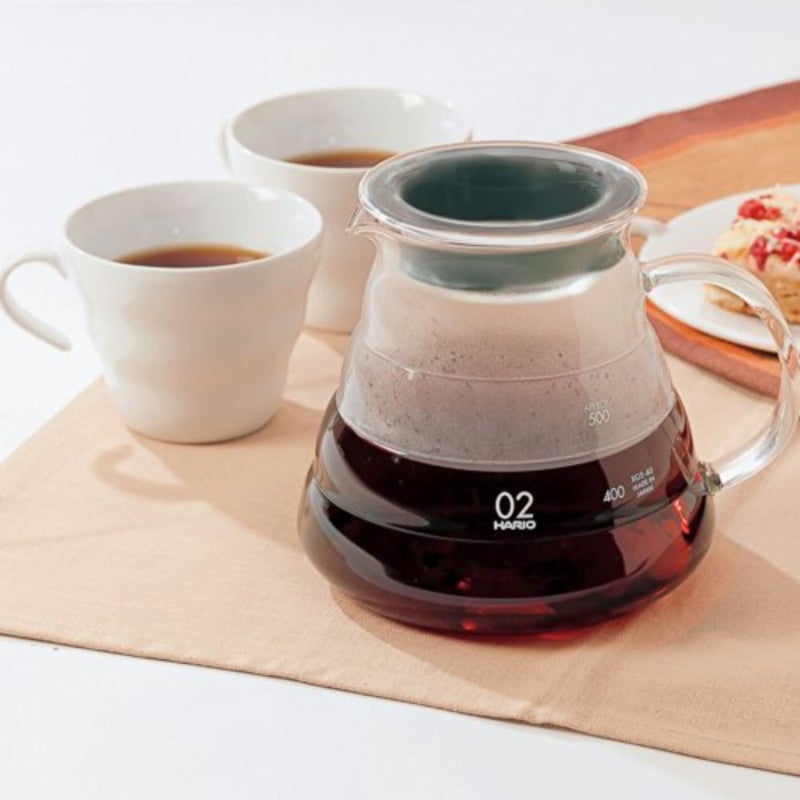 V60 Range Server 360ml، زجاج مقاوم للحرارة، صب فوق القهوة - شفاف - Image 3