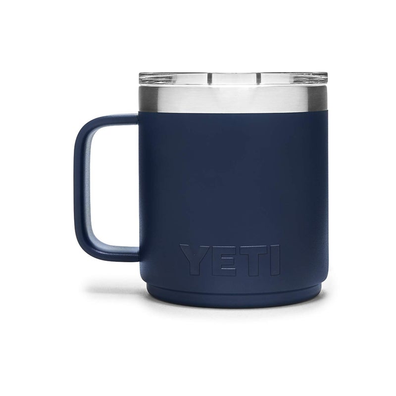 YETI Rambler 10 oz Stackable Mug, Vacuum Insulated, Stainless Steel with MagSlider Lid, Navy - Image 3