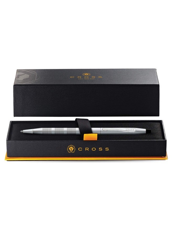 Cross Classic Century Refillable Ballpoint Pen, Medium Ballpen, Includes Premium Gift Box - Satin Chrome - Image 3