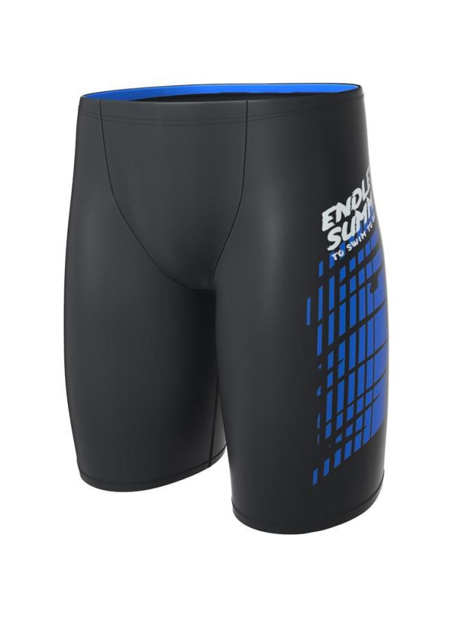 إسكدنيا TOSWIM سراويل سباحة رجالية ملابس سباحة سريعة الجفاف سراويل مضادة للإحراج ملابس سباحة هوت سبرينغز للتدريب الاحترافي للرجال - اللون: أزرق، حجم حيوي: M - Image 1