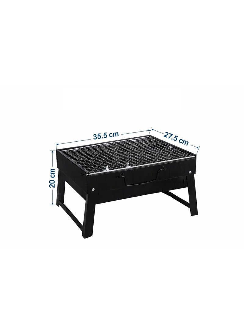 Portable charcoal grill for picnics and gardens - Image 3