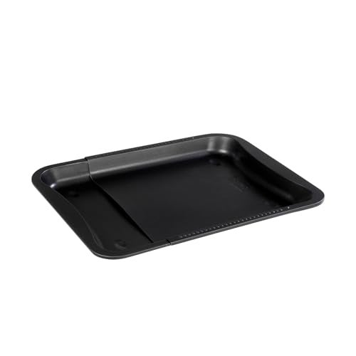 Zenker Adjustable Universal Oven Baking Tray, Black/Metallic, 13.58-20.47 x 12.99 x 1.18" - Image 1