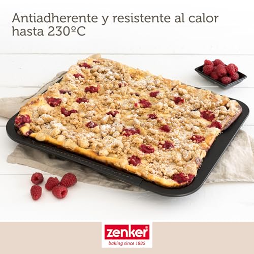 Zenker Adjustable Universal Oven Baking Tray, Black/Metallic, 13.58-20.47 x 12.99 x 1.18" - Image 5