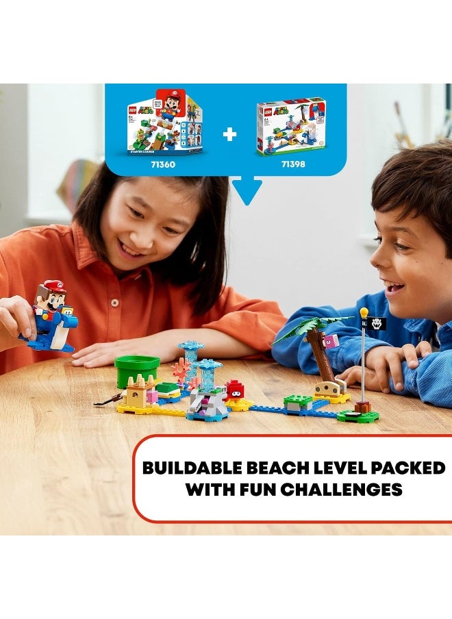 LEGO LEGO Super Mario Dorrie’s Beachfront Expansion Set 71398 Building Kit; Collectible Toy for Kids Aged 6 and up (229 Pieces)  - Image 2