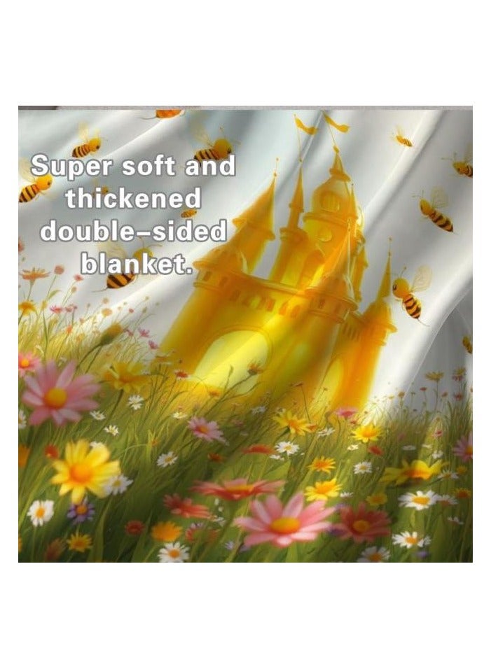 عام بطانية رقيقة من الفانيلا الكرتونية للأطفال والرضع (دافئة ومريحة، ومناسبة للنوم والألعاب) 70 سم * 100 سم - 857 - Image 1