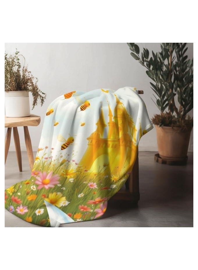 عام بطانية رقيقة من الفانيلا الكرتونية للأطفال والرضع (دافئة ومريحة، ومناسبة للنوم والألعاب) 70 سم * 100 سم - 857 - Image 3