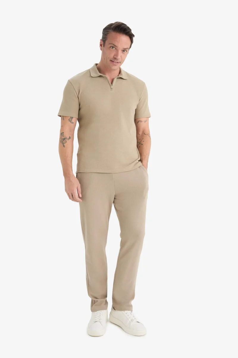 ديفاكتو Regular Fit Short Sleeve Polo T-Shirt