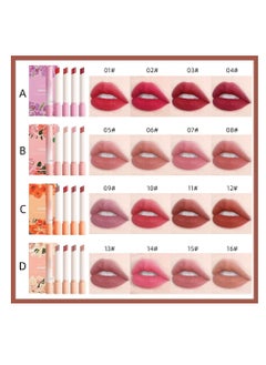 SYOSI 4-Piece Nude Matte Lipstick Set – the perfect addition to your makeup collection. This set includes four stunning nude shades, carefully selected to complement any occasion or outfit  - Image 3