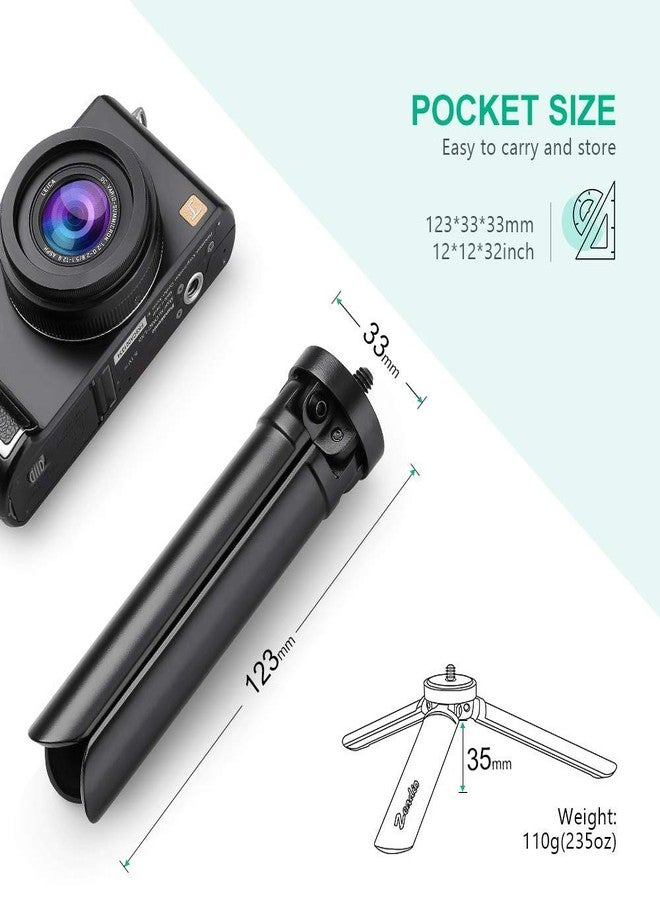 Zeadio Metal Mini Tripod, Max Load 20kg/44lb, Desktop Tabletop Stand Tripod, Fits for Smooth 4, Crane Plus, Crane 2, Osmo Mobile, Ronin-S, Vimble 2, Gimbal Handle Grip Stabilizer and All Cameras - Image 2