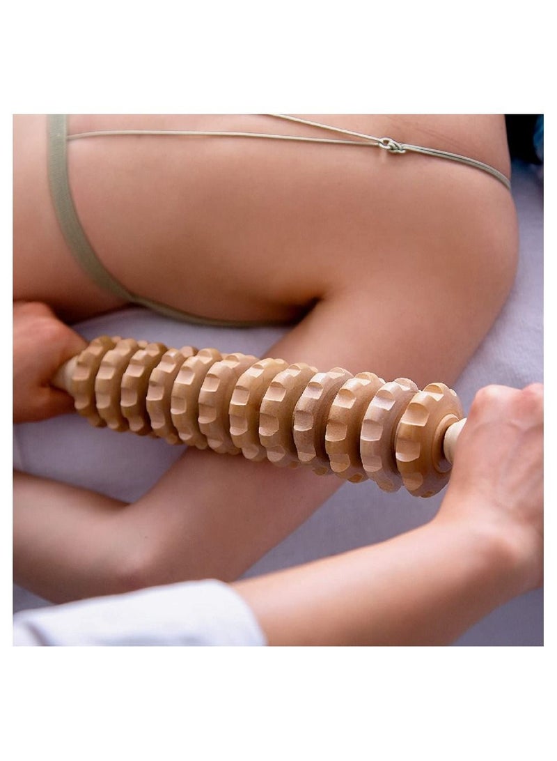 شو وو 12 عجلة خشبية العلاج الأسطوانة الجسم الخلفي مدلك - Image 3