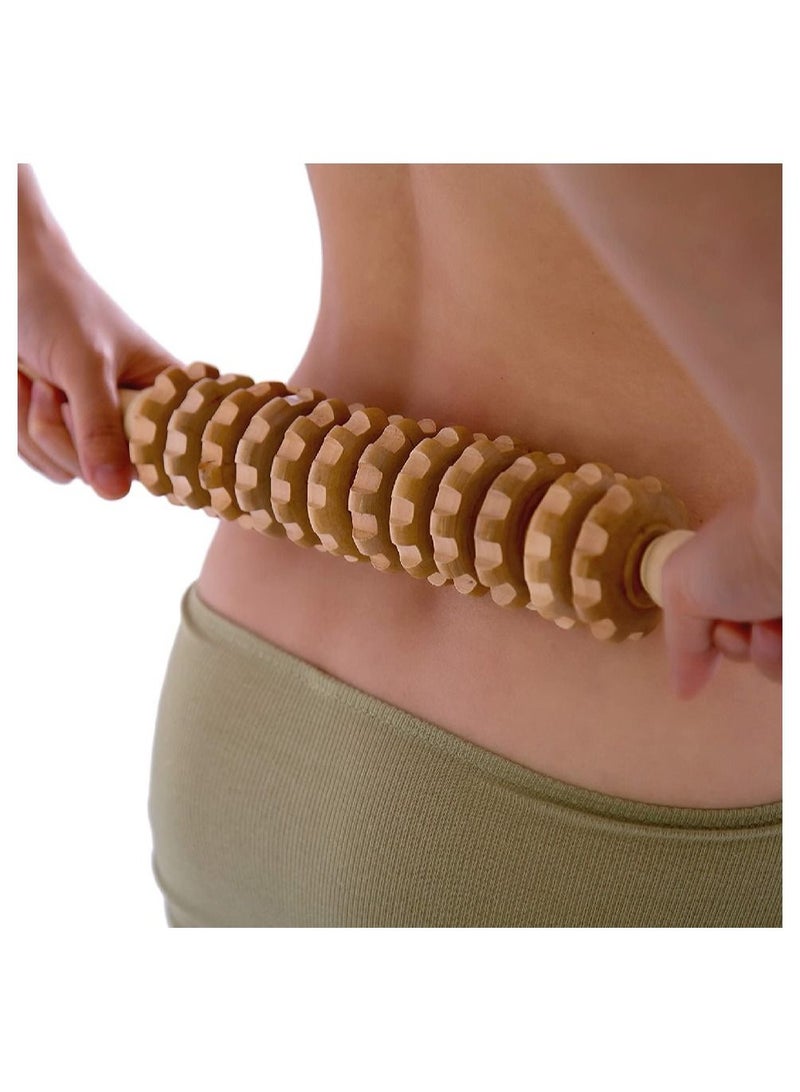 شو وو 12 عجلة خشبية العلاج الأسطوانة الجسم الخلفي مدلك - Image 4