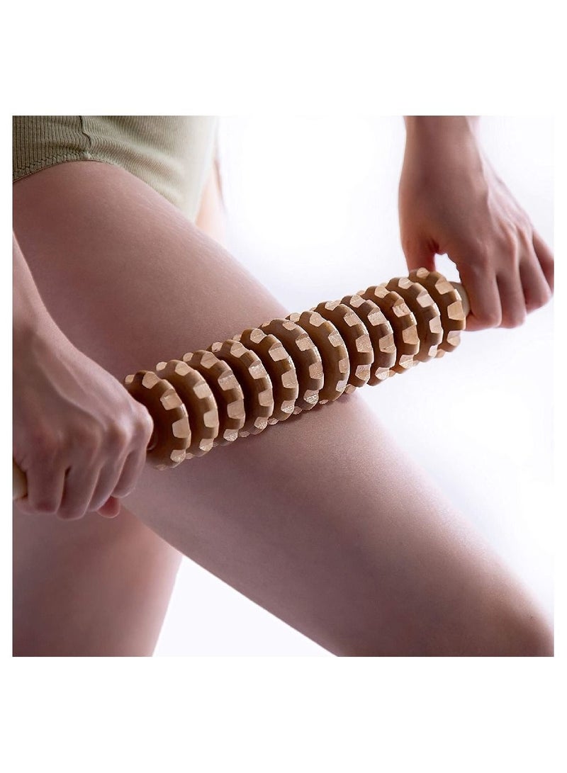 شو وو 12 عجلة خشبية العلاج الأسطوانة الجسم الخلفي مدلك - Image 2