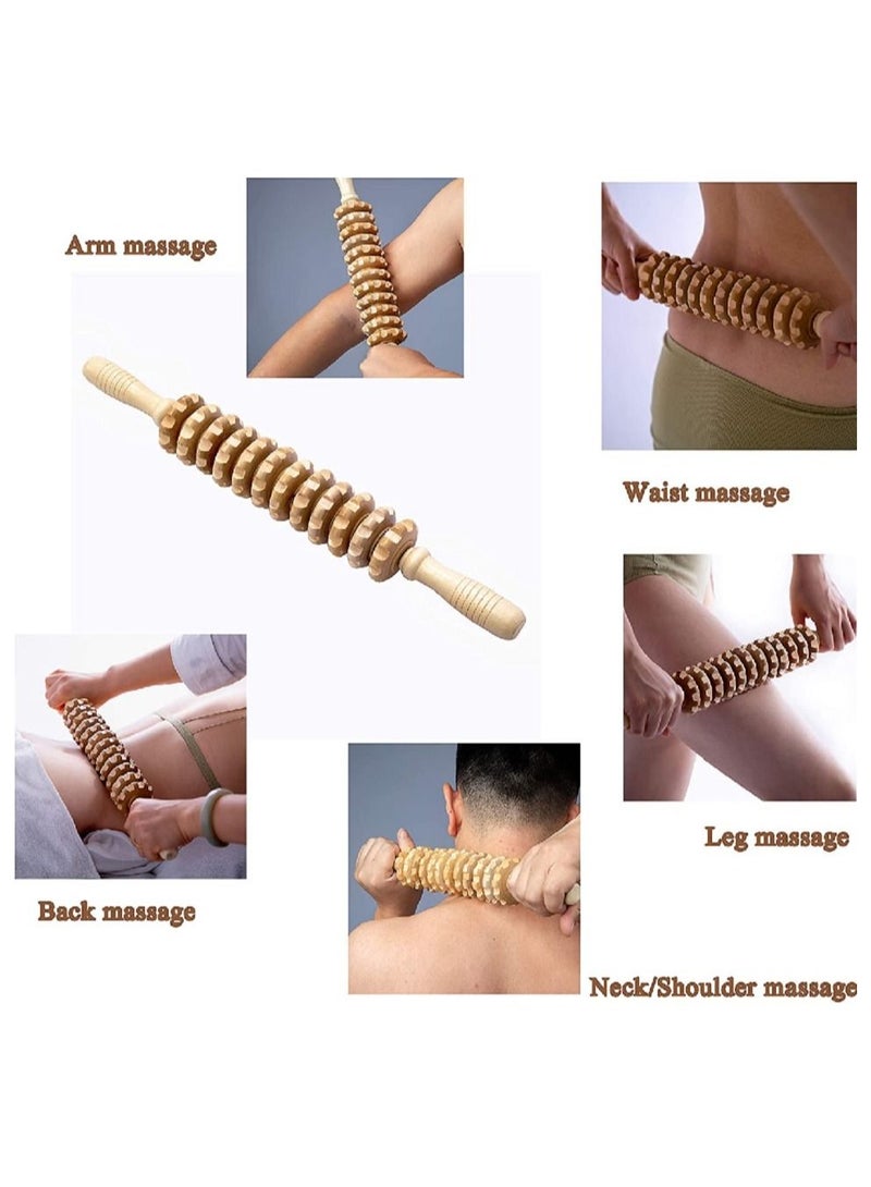 شو وو 12 عجلة خشبية العلاج الأسطوانة الجسم الخلفي مدلك - Image 5