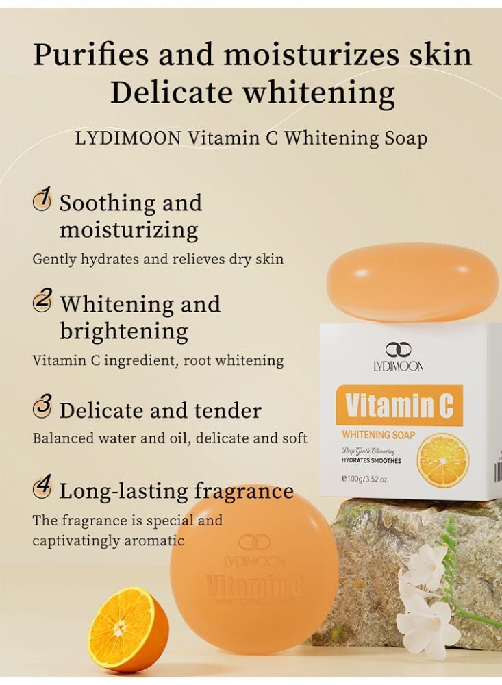 LYDIMOON Vitaming C Whitening soap 100g - Image 5