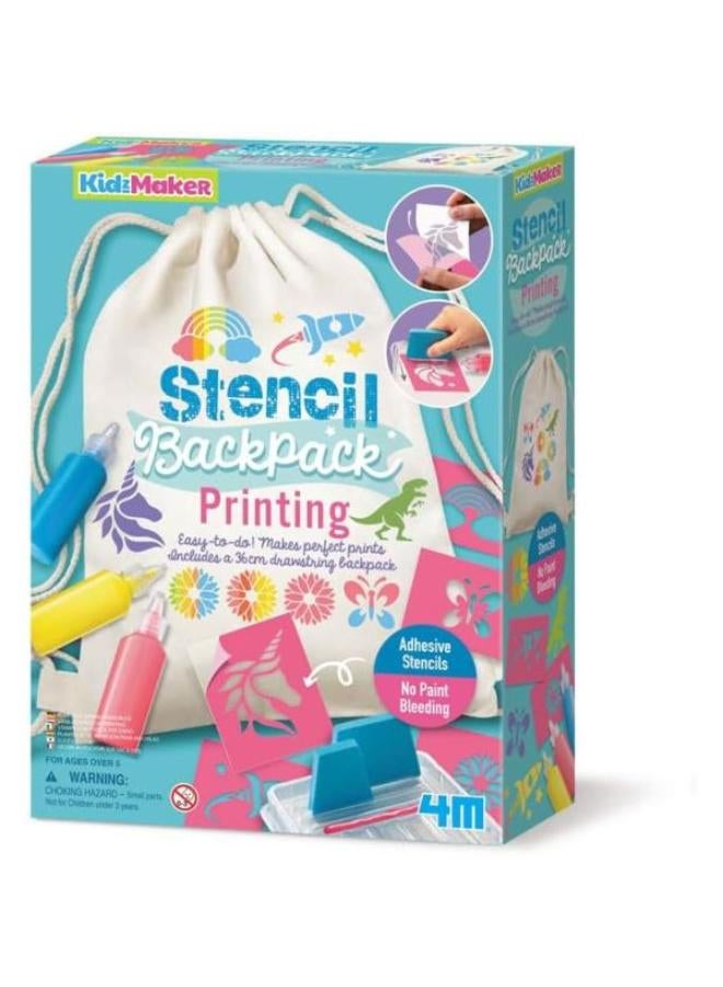 4m 4M Stencil Backpack Printing
