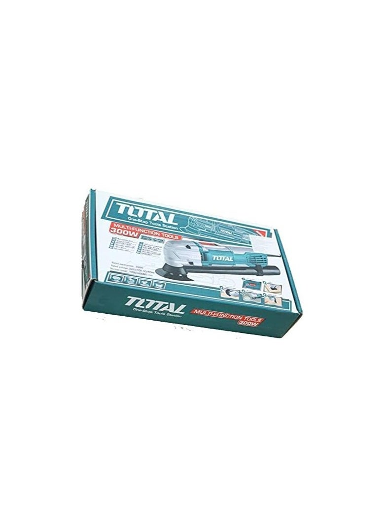 TOTAL - TOTAL Multi function Tools Variable Speed Multi Purpose Saw Sanding Scraping And Cutting 300W TS3006 - Image 1