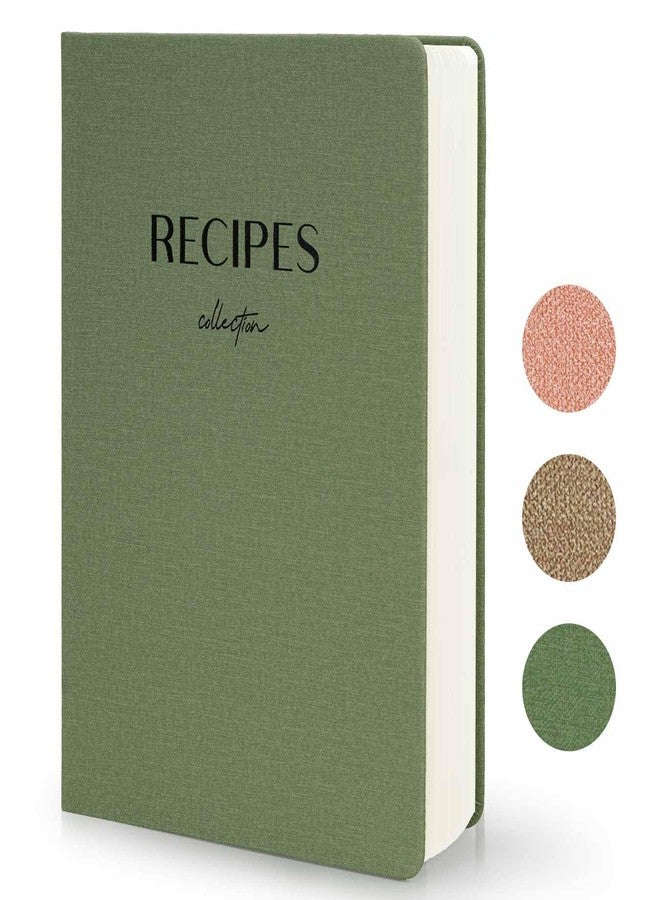 hi!SCI Blank Recipe Book to Write in Your Own Recipes, Large Recipe Notebook with 192 Pages, 7" x 10" Hardcover Recipe Journal for Family Cooking Lover (Vanilla Latte) - Image 1