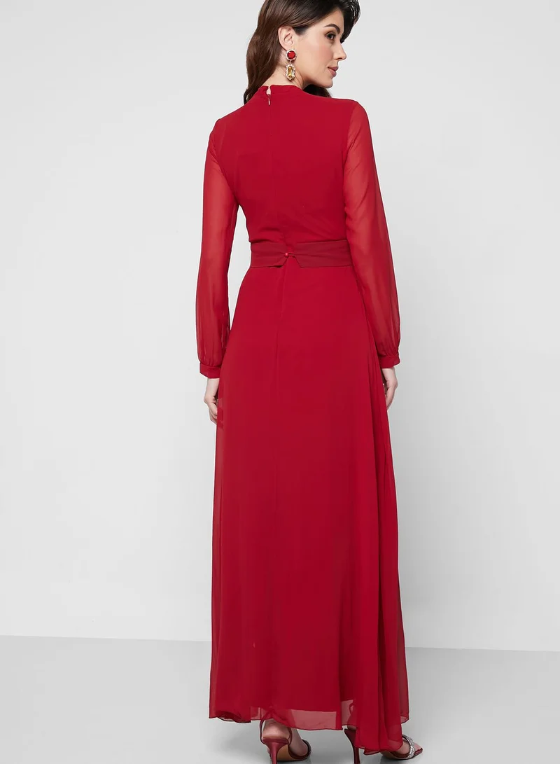 Khizana Ruched Detail Dress