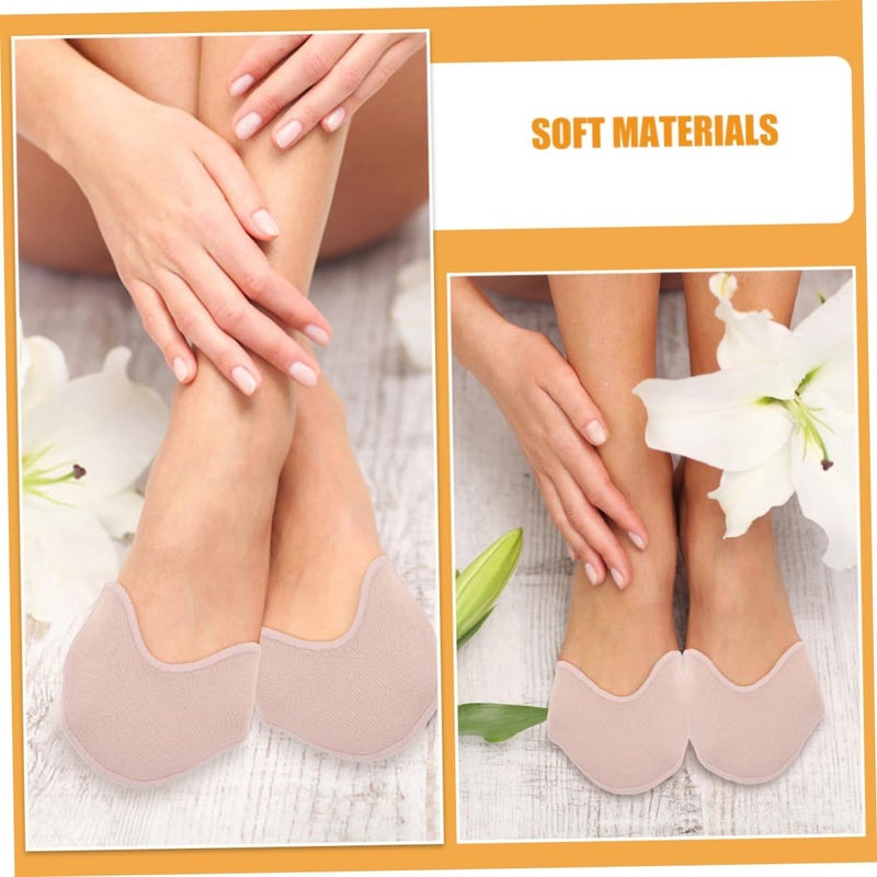 2 Pairs Ballet Pointe Shoe Toe Covers Soft Protective Dancing Shoes Pads Unisex For Contemporary Dance Heel Pads - Image 4