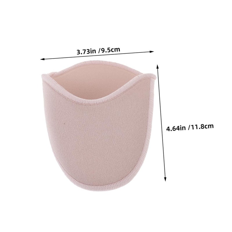 2 Pairs Ballet Pointe Shoe Toe Covers Soft Protective Dancing Shoes Pads Unisex For Contemporary Dance Heel Pads - Image 3