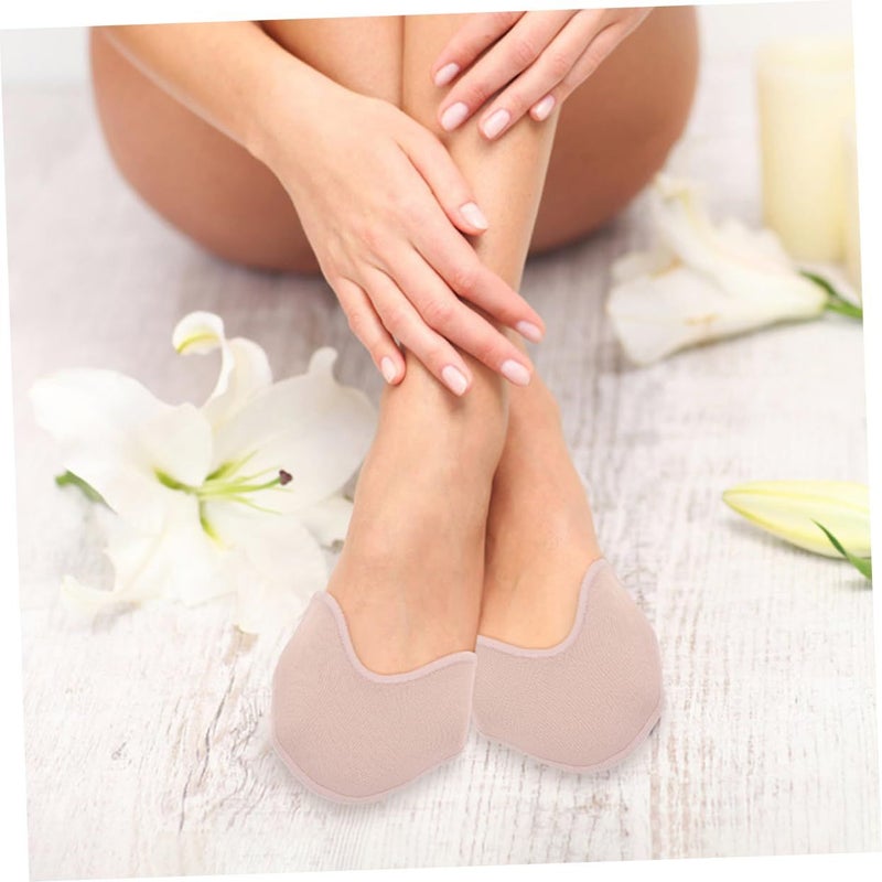 2 Pairs Ballet Pointe Shoe Toe Covers Soft Protective Dancing Shoes Pads Unisex For Contemporary Dance Heel Pads - Image 5