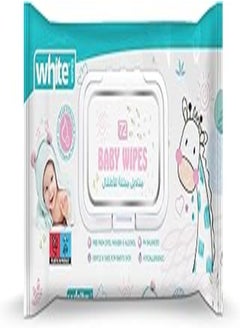 White White baby wipes, 72 wipes 