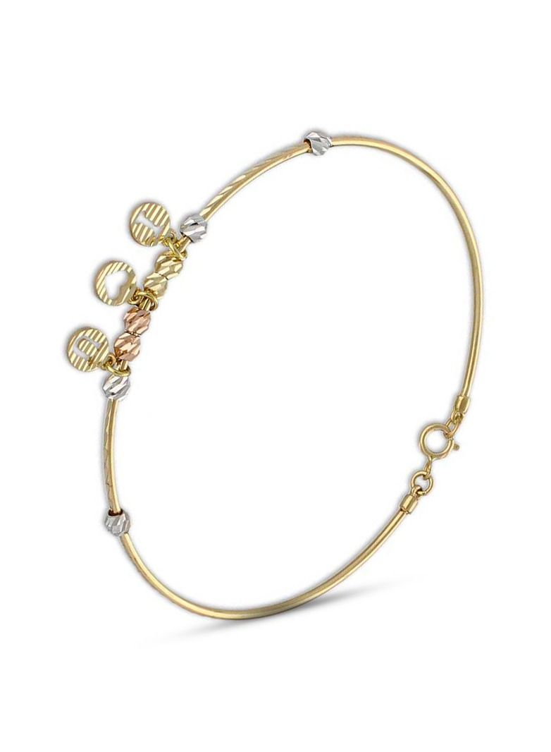 FK Jewellers Gold Hanging Bangle in 18KT - FKJBNG18KU2013  - Image 2