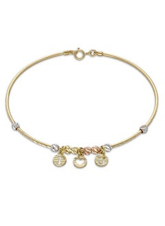 FK Jewellers Gold Hanging Bangle in 18KT - FKJBNG18KU2013  - Image 1