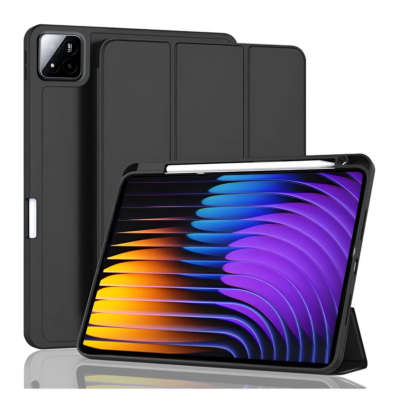 ProElite Cover for Xiaomi Mi Pad 7/7 Pro 11.2 inch Cover, Soft Flexible Flip Case Cover with Pen Holder for Xiaomi Pad 7/7 Pro 11.2 inch, Support Auto Sleep Wake, [Recoil Series] - Eiffel - Image 1