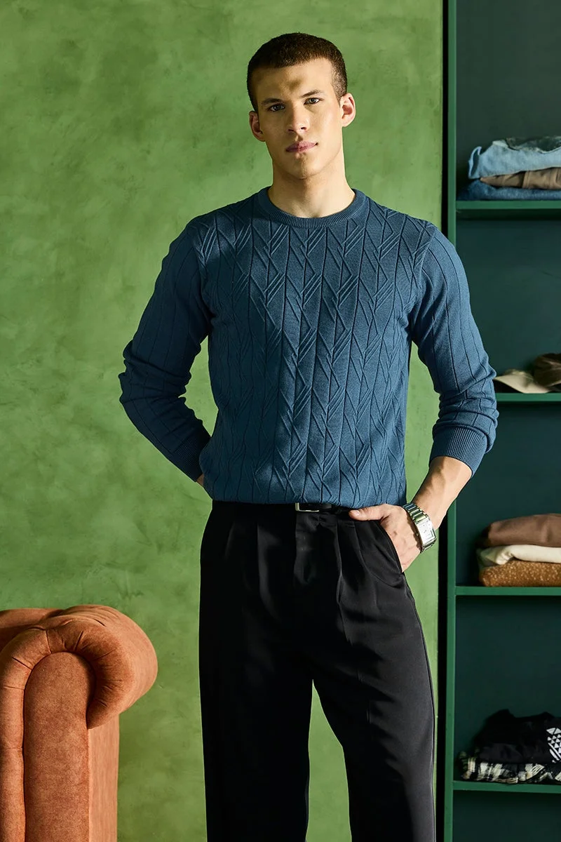 SNITCH Slim Fit Knitted Sweater