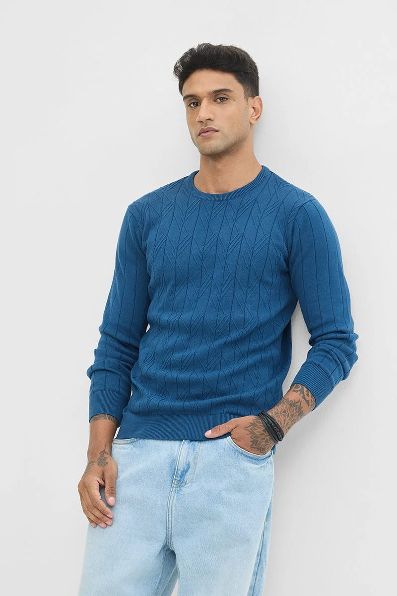 SNITCH Slim Fit Knitted Sweater