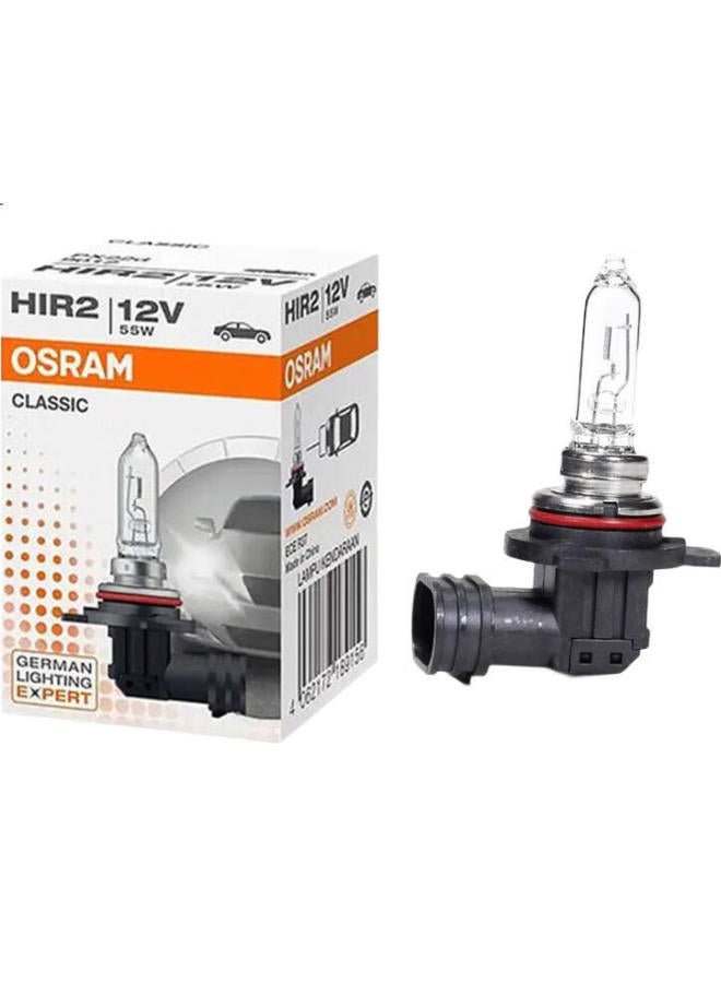 OSRAM مصباح هالوجين للسيارات مصباح أمامي شعاع عالي ومنخفض ضوء ضبابي Hir2/9012 نوع قياسي 12 فولت (عبوة فردية) - Image 2