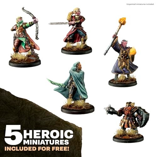 The Army Painter, GameMaster: Adventure Starter Role-playing Paint Set, 15 x 18ml Warpaints Fanatic Acrylic paints, incl. a Brush-On Primer, 5 FREE Miniatures & 1 Brush - For Warhammer & Dnd - Image 3