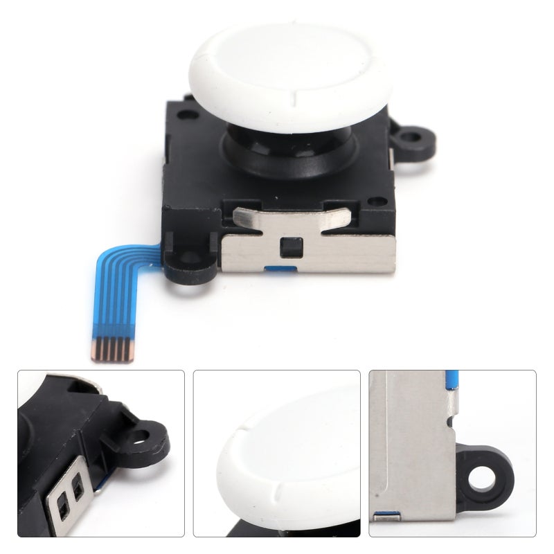 Analog Joystick Thumb Stick Button Module Replacement for Switch Joycon/Lite ControllerWhite - Image 1