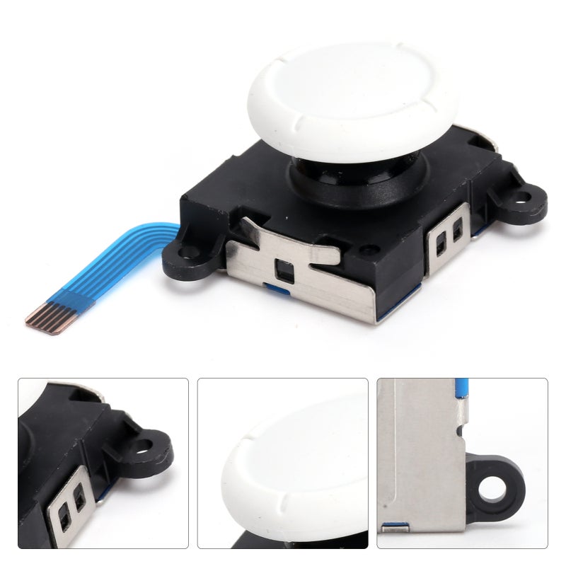 Analog Joystick Thumb Stick Button Module Replacement for Switch Joycon/Lite ControllerWhite - Image 2