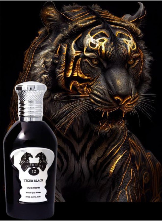 TIGER - 12 Pieces Tiger Black Perfume 100ML - Image 1
