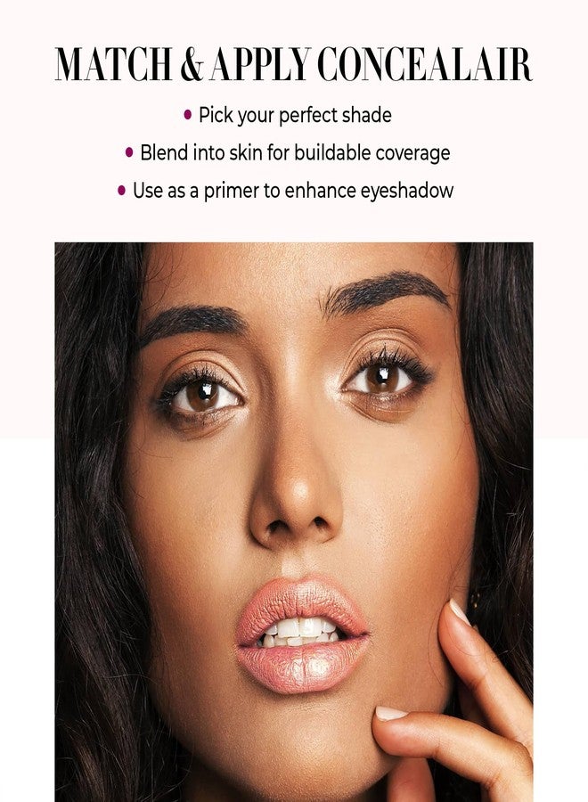 LUMINESS Under Eye Concealer for Dark Circles, ConcealAir (Warm Tan) - Weightless Coverage & Crease-Resistant Makeup Concealer to Even Out Skin Tones & Help Reduce Dark Spots & Blemishes - 0.25 fl oz - Image 5