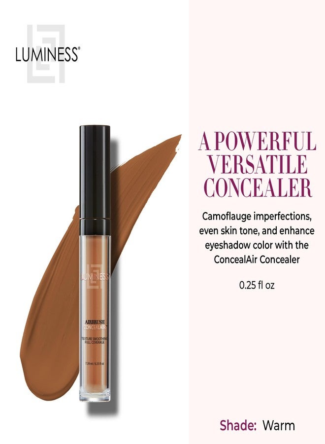 LUMINESS Under Eye Concealer for Dark Circles, ConcealAir (Warm Tan) - Weightless Coverage & Crease-Resistant Makeup Concealer to Even Out Skin Tones & Help Reduce Dark Spots & Blemishes - 0.25 fl oz - Image 2