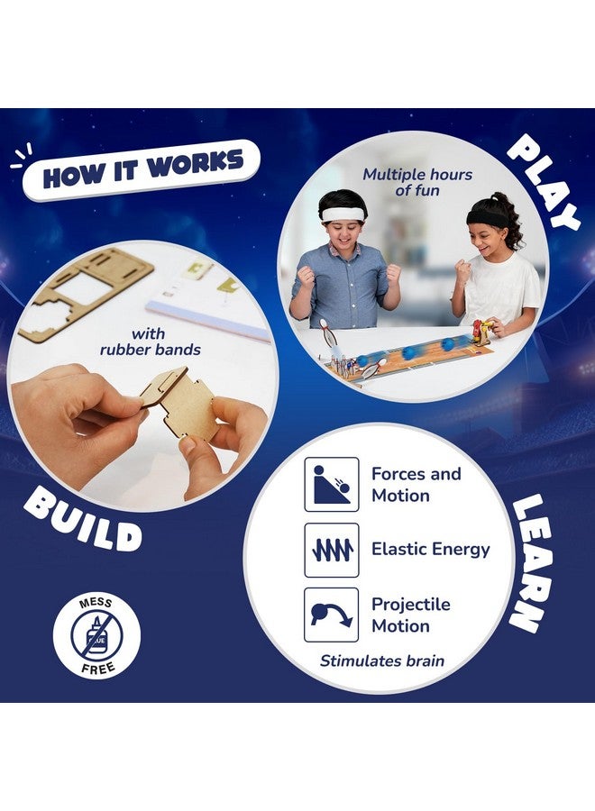 Smartivity Smartivity Multi Sports Kit for Kids 6-12 Year I Basketball, Football & Bowling | Birthday Gifts for Boys & Girls | DIY Science Toy for Kids 6,7,8,9,10,11,12,13,14 YearsI STEM Wooden Construction Game  - Image 3