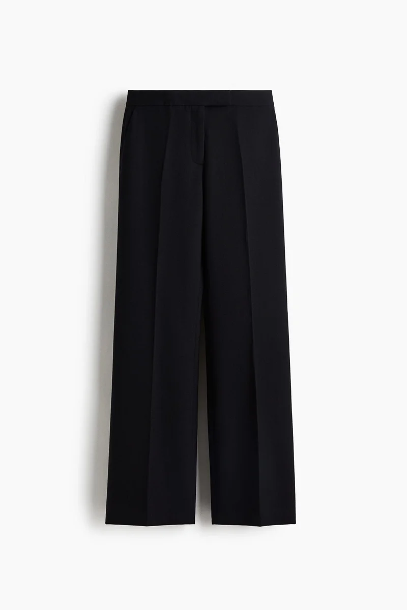 H&M Flared wool-blend trousers