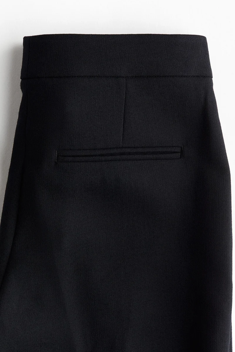 H&M Flared wool-blend trousers