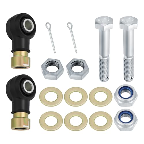 JAVIK Outer Tie Rod End 2 Set for Polaris RZR 570 800 900 Ranger 400 425 500 570 700 800 900 1000 ACE 325 570 900 Brutus HD GEM E2/E4/E6 EM1400 - Image 1