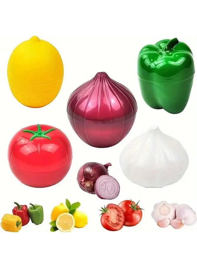 Reusable Plastic Storage Container With Garlic Color Airtight Lid For Fridge Organization Fresh Produce - Image 5