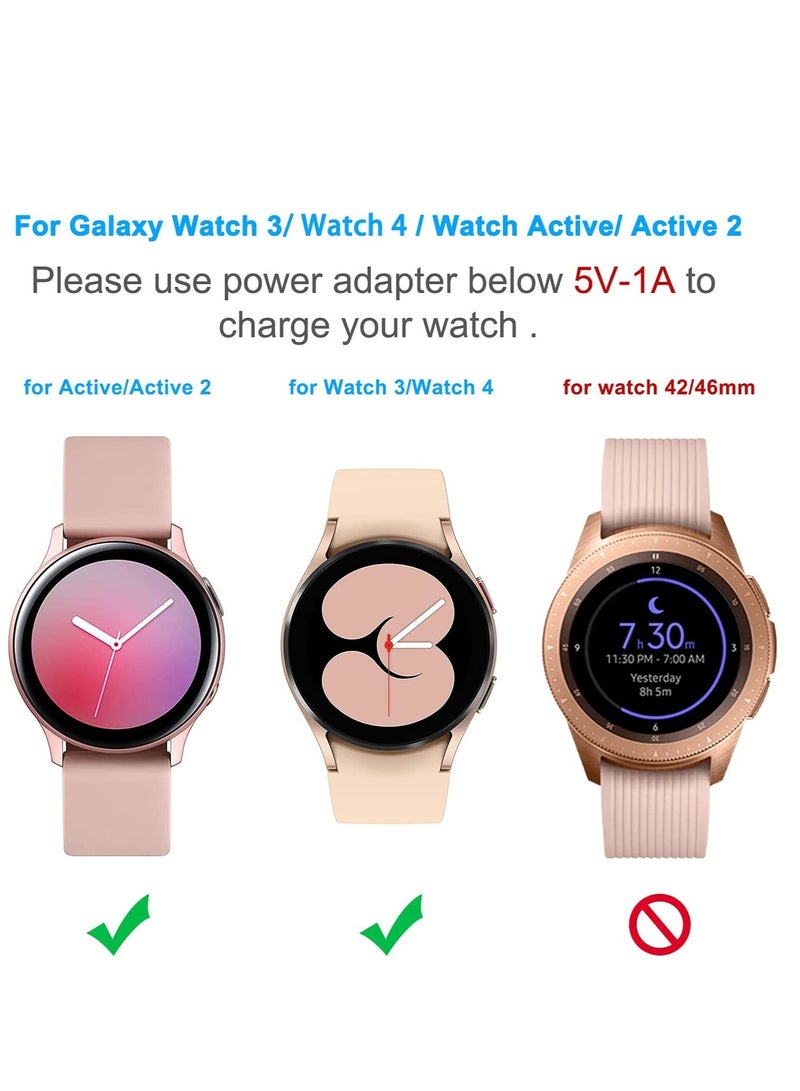 ELTRAZONE Charger Stand for Samsung Galaxy Watch Active 40mm/Active 2 40mm & 44mm/Galaxy Watch 3 41mm 45mm, Replacement Charging Cradle Dock for Galaxy Active Watch -R500N and Galaxy Active 2 Smartwatch - Image 2