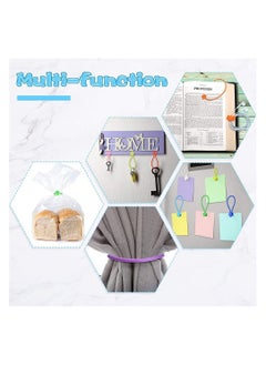 Y&D 32 Pieces Cable Management Ties Reusable Cord Clips Magnet Straps for Bundling, Organizing, Holding Wire to Fridge  - Image 4