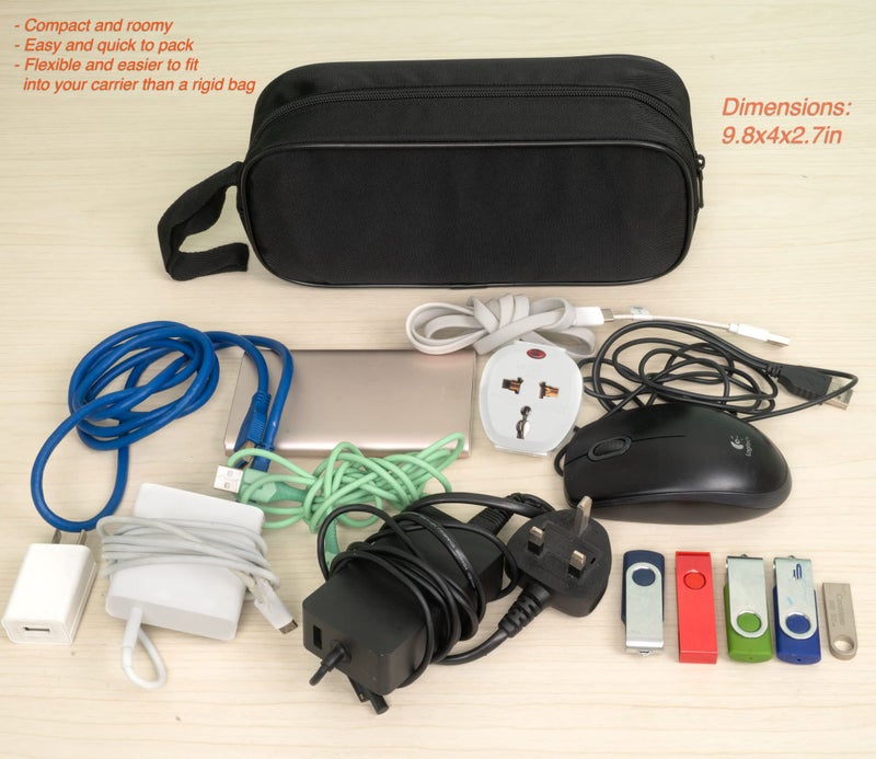 ButterFox Universal Electronics Accessories Travel Organizer/Carry Case (Medium) - Image 2