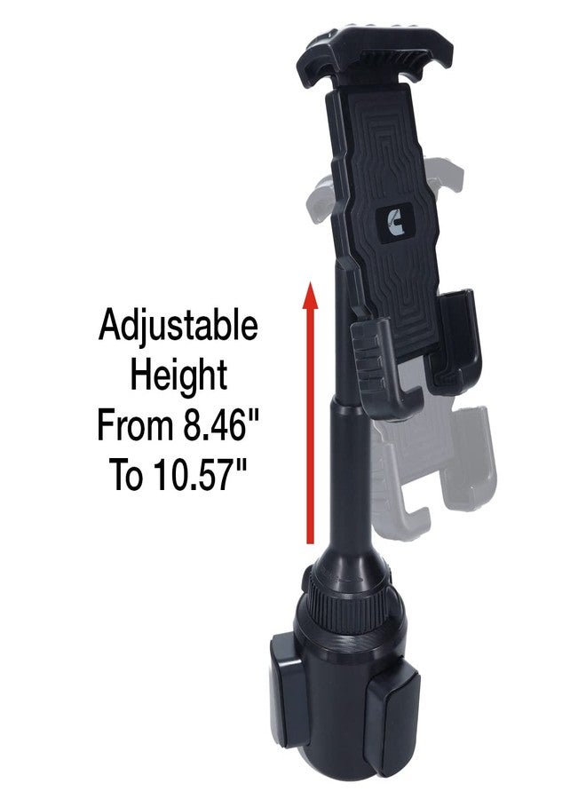 Cummins Cup Phone Holder for Car or Truck CMNCHPH - Adjustable Phone Mount for Cell Phone Car Phone Holder - Black - Image 4