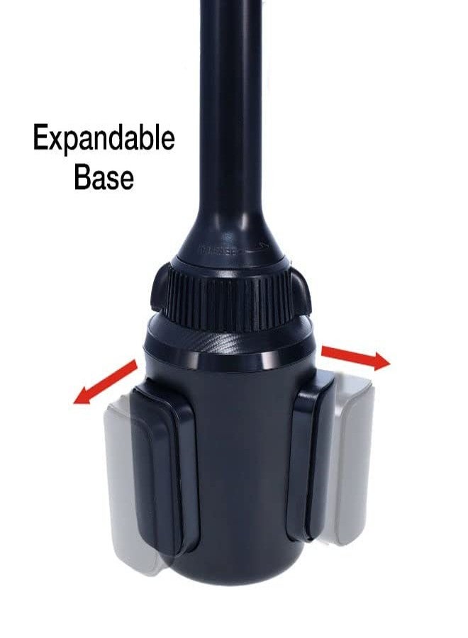 Cummins Cup Phone Holder for Car or Truck CMNCHPH - Adjustable Phone Mount for Cell Phone Car Phone Holder - Black - Image 5
